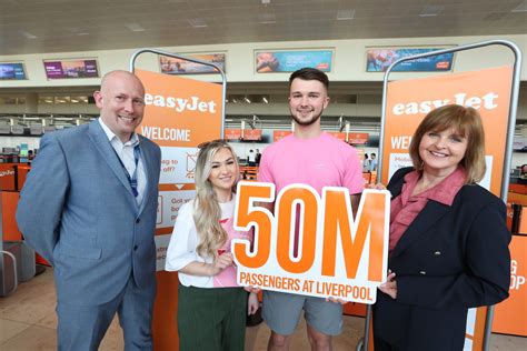 EasyJet Celebrates Flying 50 Million Passengers From Liverpool John