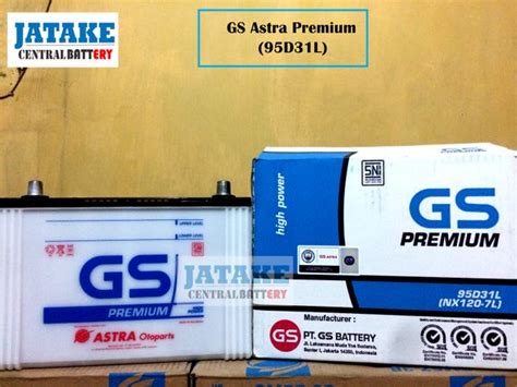 Jual Aki Basah MOBIL 95D31L GS Astra Premium Di Tangerang Di Lapak