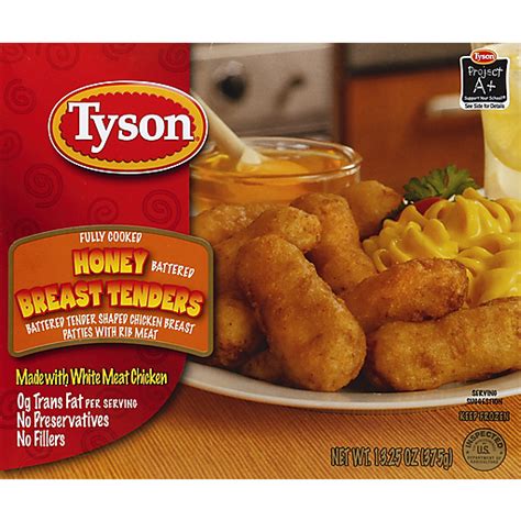 Tyson Fully Cooked Honey Battered Breast Tenders Oz Frozen