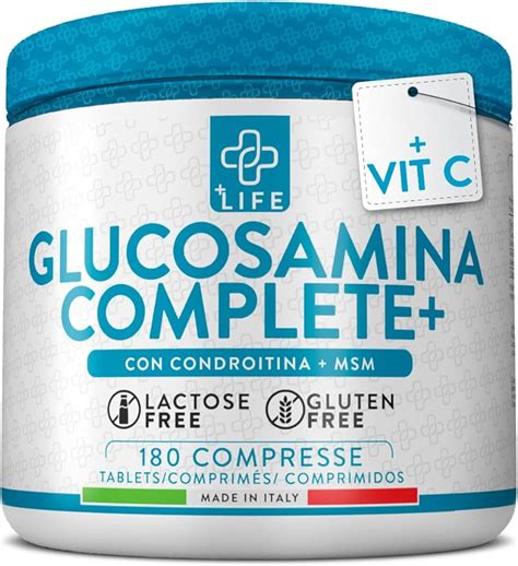 Glucosamina Condroitina Msm Compresse Con Vit C Piulife Al