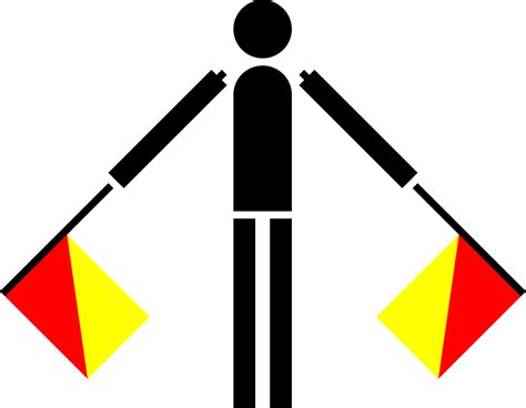 semaphore flag  royalty  vector graphic pixabay
