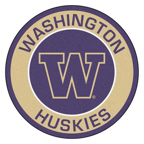 Fanmats Ncaa University Of Washington Roundel Mat Wayfair