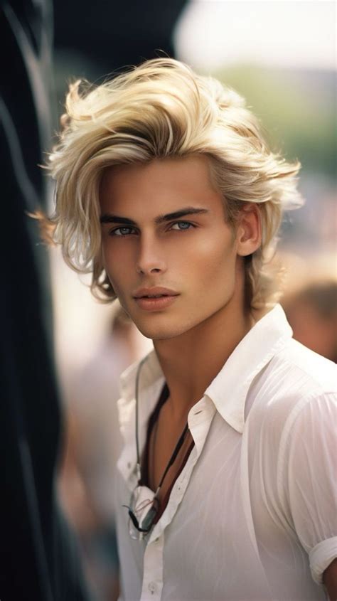 Pin By Brad On Beautiful Men Faces In 2024 Men Blonde Hair Long Hair