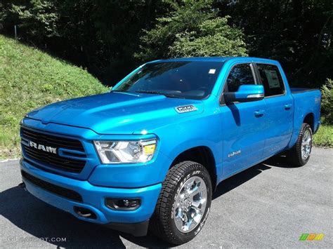 2020 Hydro Blue Pearl Ram 1500 Big Horn Crew Cab 4x4 139005748 Photo