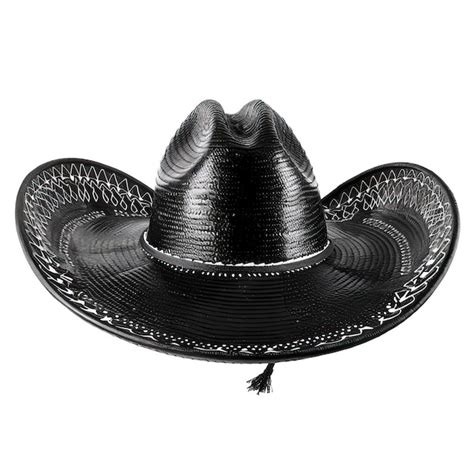 Premium Photo | Black mexican sombrero