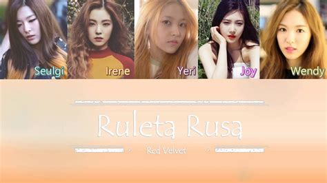 Red Velvet Russian Roulette Sub Han Rom Espa Ol Color Coded