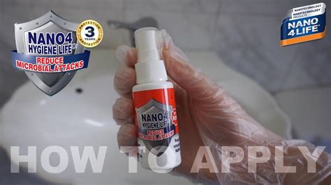 NANO4 HYGIENE LIFE HOW TO APPLY By NANO4LIFE YouTube