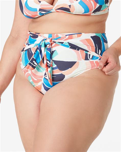 Riachuelo Biqu Ni Calcinha Plus Size Hot Pant Amarra O Folhagem