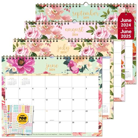 Snapklik Decorably Wall Calendar Landscape 18 Months 2024