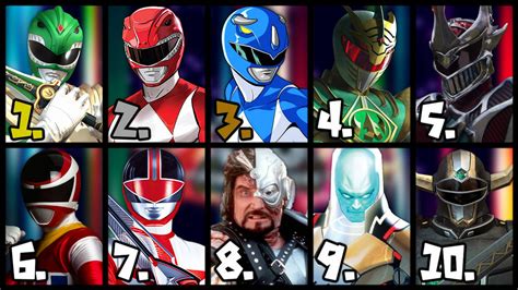 Top 10 Favorite Power Rangers Characters by PeteyPlays on DeviantArt