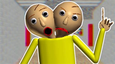 Two Headed Baldi Is 2x More Evil New Baldis Basics Mod Youtube