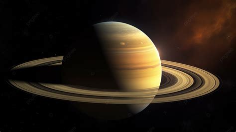 The Saturn Is Represented By The Rings Which Are Shown Background D