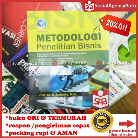 Jual Metodologi Penelitian Bisnis Sugiarto Di Lapak Social Agency