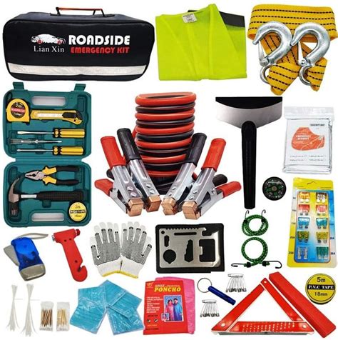 Lianxin Roadside Assistance Emergency Kit Car Roadside Emergency Kit