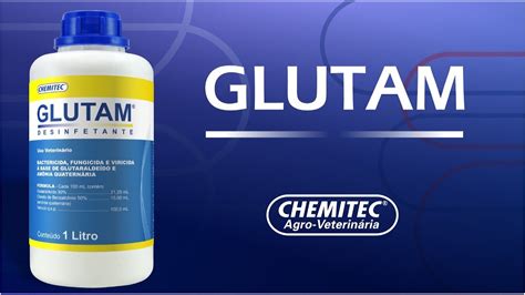 Desinfetante Glutam Chemitec YouTube