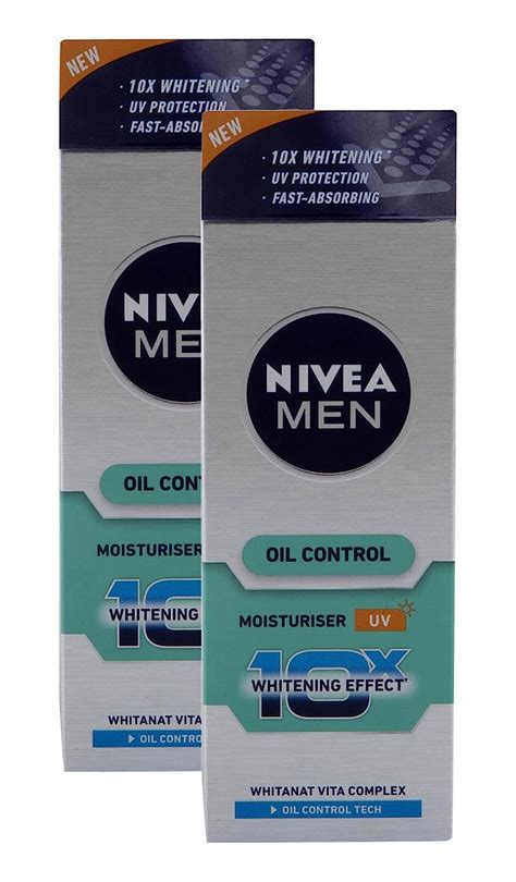 Spar Combo Nivea Men Moisturiser Oil Control And Whitening Pack Of