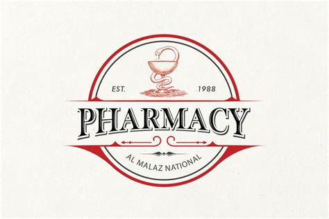 Vintage Inspired Pharma Logo For Aberfeldie Town Pharmacy Pharmacy