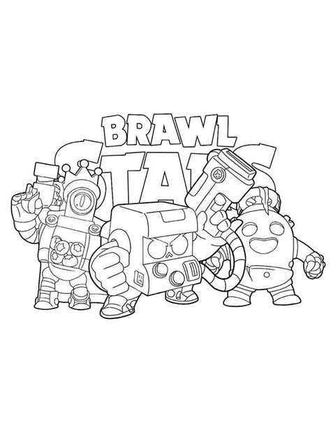 Free 8 Bit Brawl Stars Coloring Pages Download And Print 8 Bit Brawl Stars Coloring Pages