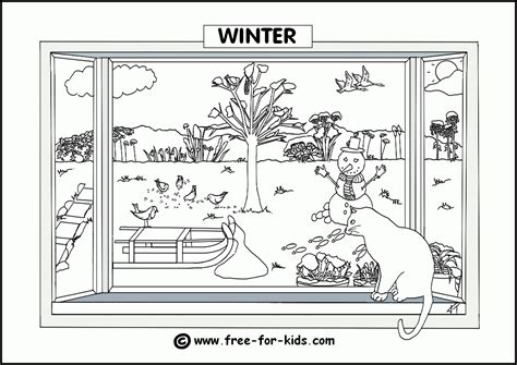 Free Printable Winter Scene Coloring Pages, Download Free Printable ...