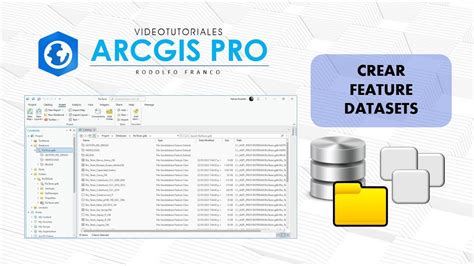 Arcgis Pro Crear Feature Datasets Actualizado Youtube