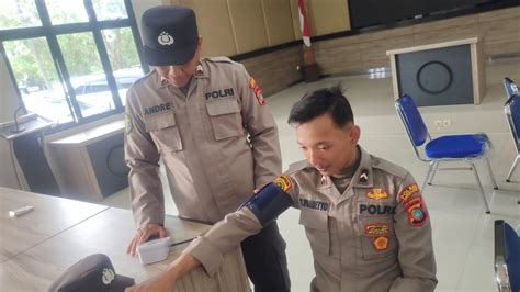 Polres Bangka Barat Lakukan Pemeriksaan Kesehatan Berkala Tahun