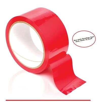 Sex Wrap Tease Tape RED Bondage Restraint Rope Ties BDSM EBay