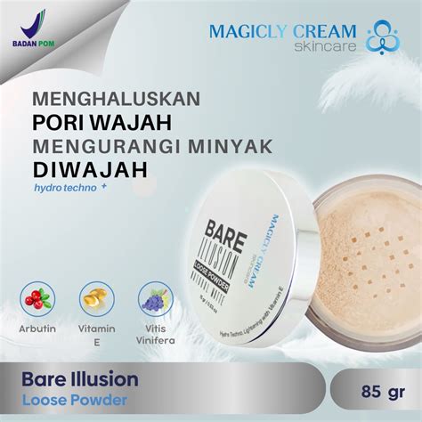 Jual Loose Powder Bedak Tabur Lightening Dengan Vitamin E Magicly