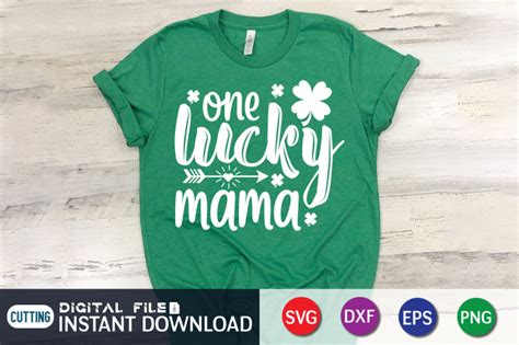 One Lucky Mama Svg By Funnysvgcrafts Thehungryjpeg