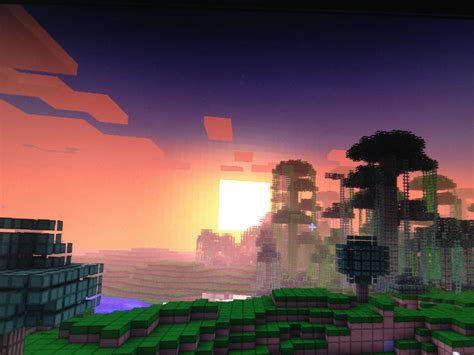 Minecraft Sunset By Techno3550 On Deviantart