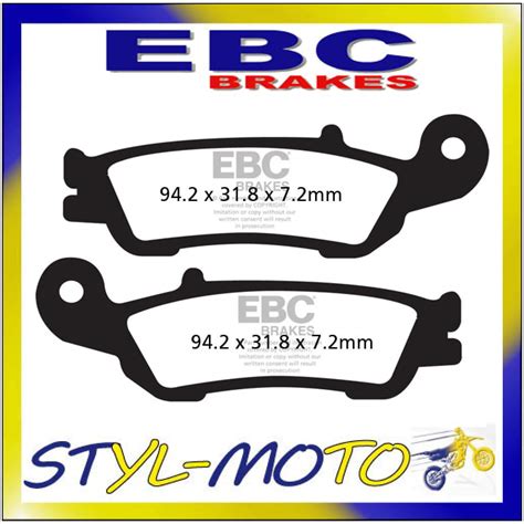 Fa Mxs Bel Ge Sinter Anterior Links Ebc Yamaha Yz Fx Ebay