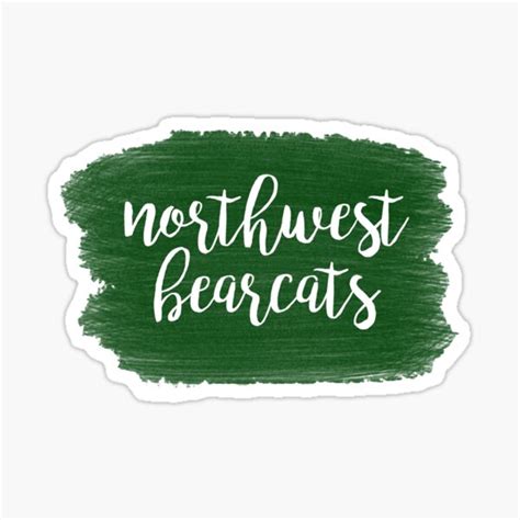 "NWMSU Bearcats" Sticker by bplatt101 | Redbubble