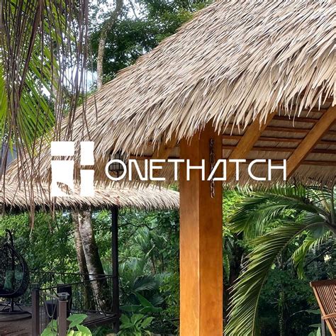 Durable Synthetic Thatch Roofing Materials For Villas And Water Parks