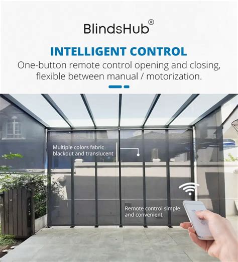 Heavy Duty Waterproof & Windproof Outdoor Blinds — BlindsHub.com