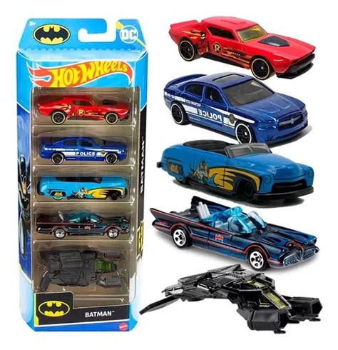 Batman Pack Hot Wheels Batimovil 5 Autitos Cuotas sin interés