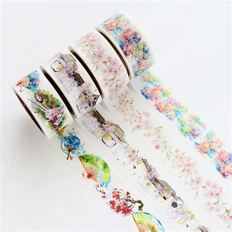 24 Pcslot 2 Cm Wide Special Chinese Style Drawing Washi Tape Adhesive