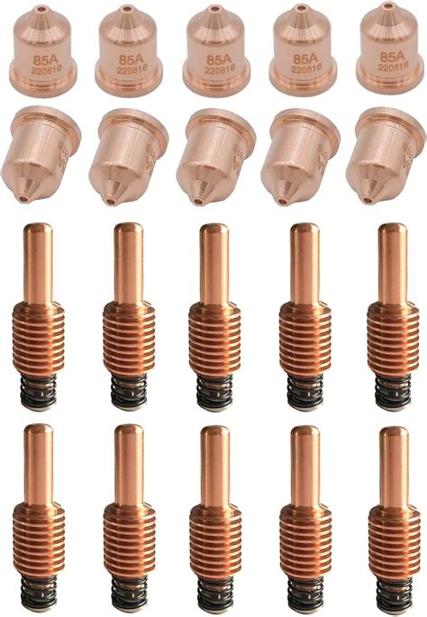 KEMAO 220816 85A Nozzle 220842 Electrode 40Pack Fit For Hypertherm