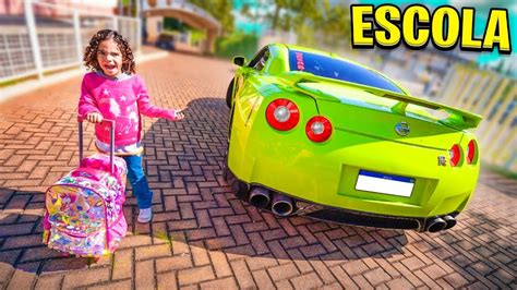 Levei Minha Filha Na Escola Gtr R Paramos Tudo Youtube