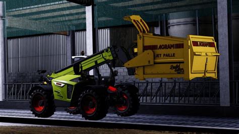 FS19 Pailleuse Agram Jet Paille Yellow V1 0 Farming Simulator 19