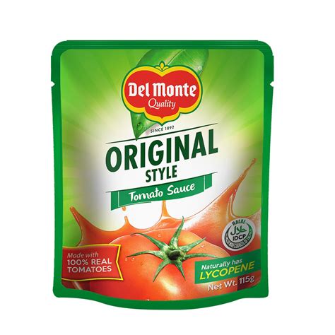 Del Monte Original Style Tomato Sauce With 100 Real Tomatoes 115g