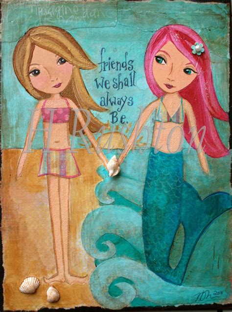 Mermaid Print Mermaid Decor Kids Wall Art Beach Wall Art | Etsy