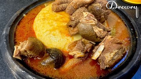 Tasty Ghana Goat Meat Light Soup Recipe Aponkye Nkrakra Youtube