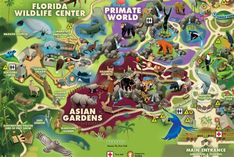 Visual Maps . - Tampa Zoo, Florida