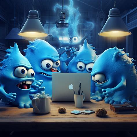 De Kracht Van Blauwe Monsters In Digitale Marketing