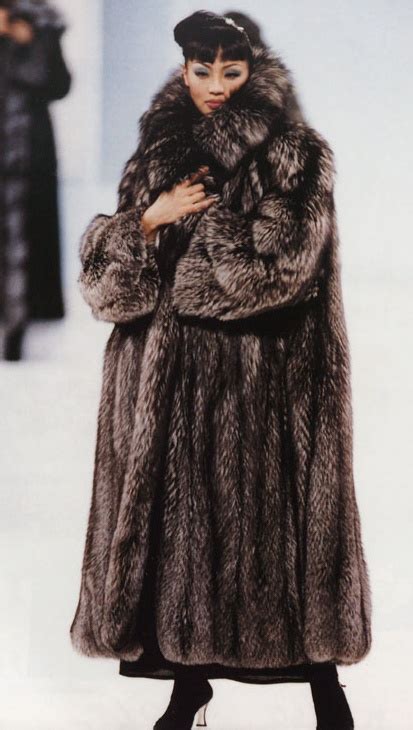 Silver Fox Fur Coat Fur Fashion Fur Coat Fur