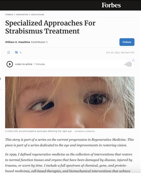 Specialized Approaches For Strabismus Treatment – ACCESS