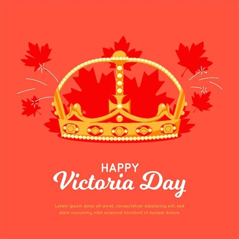 Dibujado a mano ilustración del día de la victoria canadiense Vector