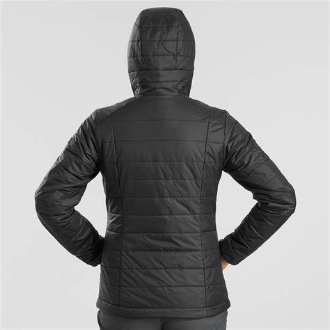 Manteau D Hiver Femme Mt Noir Fum Forclaz D Cathlon