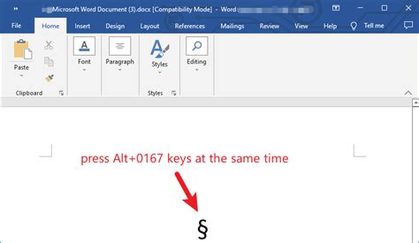 Ways To Insert The Section Symbol In Microsoft Word Document