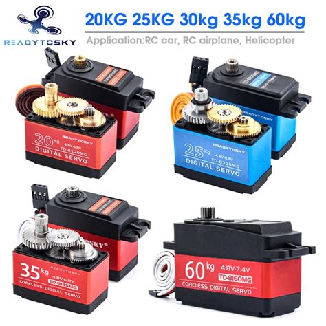 Large Torque Digital Coreless Servo Metal Gears Waterproof Servos