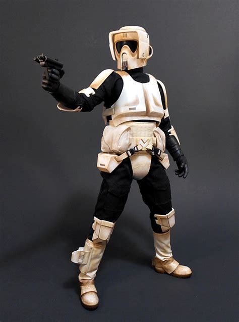 Star Wars The Mandalorian Scout Trooper Sixth Scale Figure By Hot